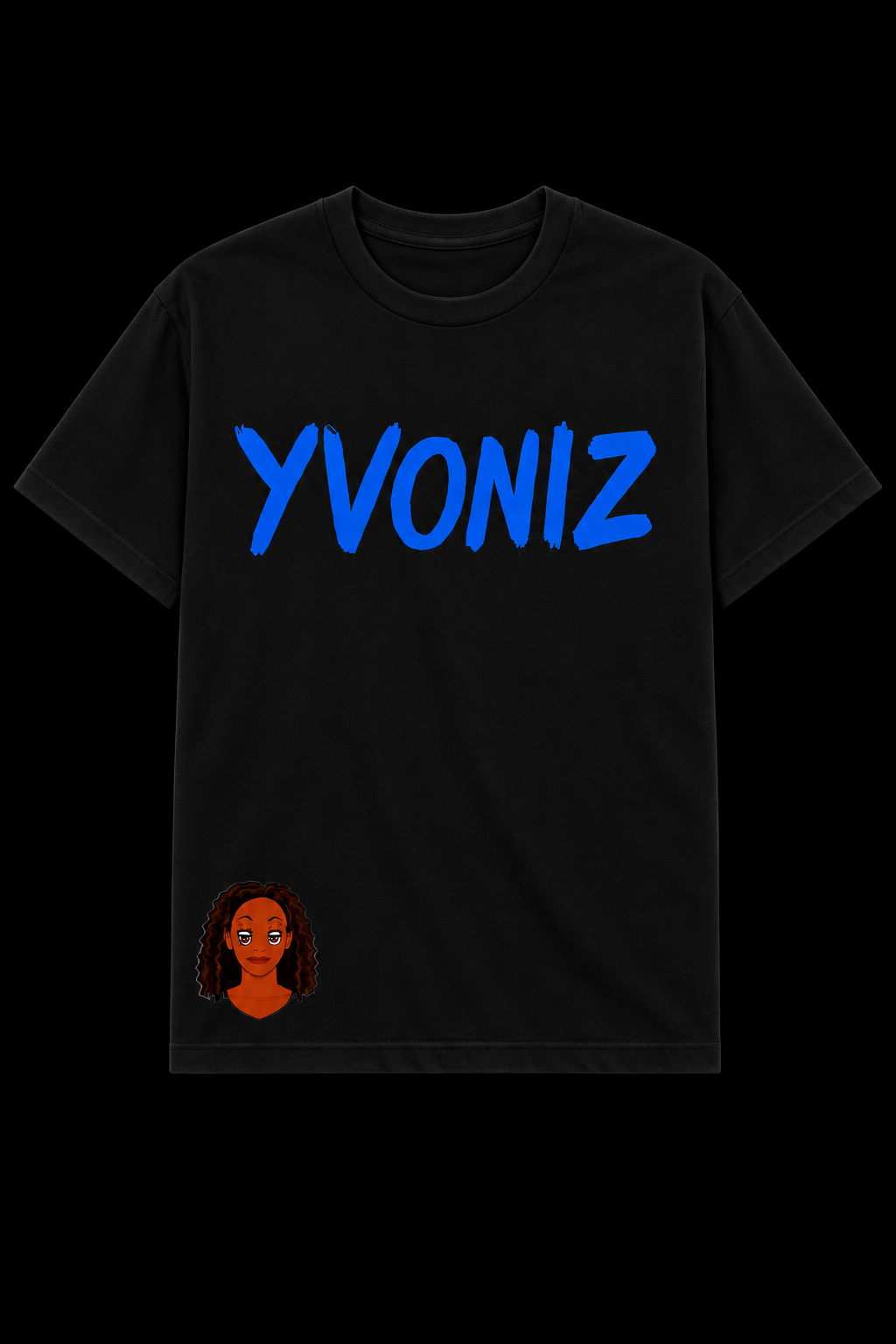 Yvoniz Black Original Tee