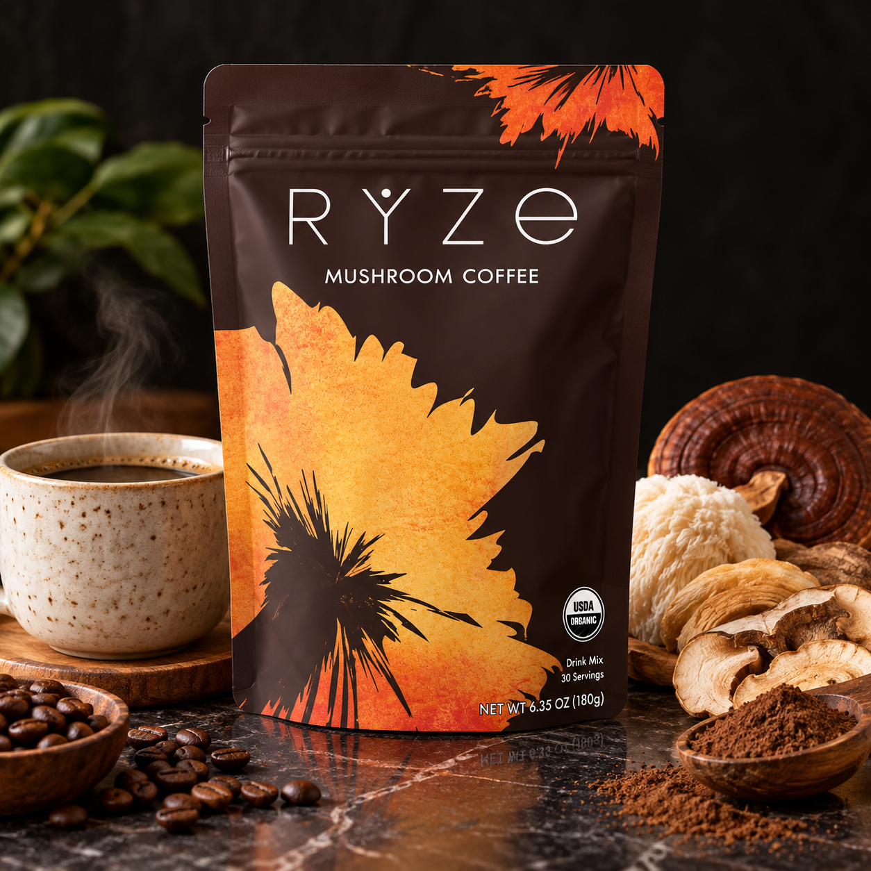 Ryze Mushroom Coffee