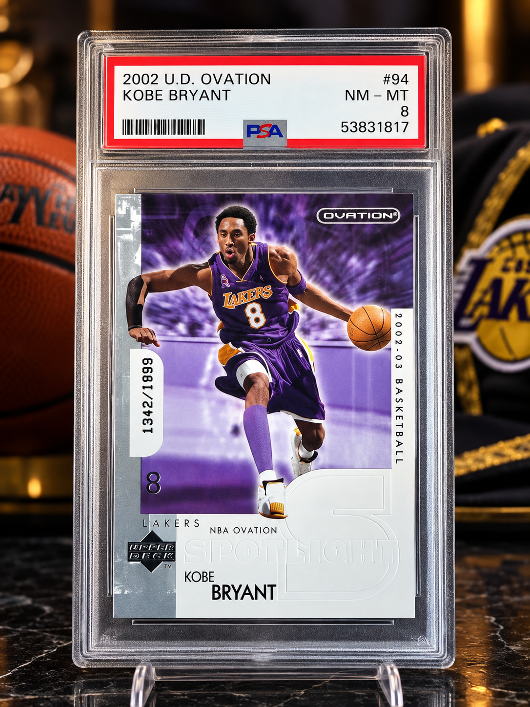 Kobe Bryant Upper Deck Ovation